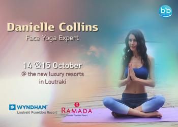 Η Face Yoga Instructor Danielle Collins στο Λουτράκι! 